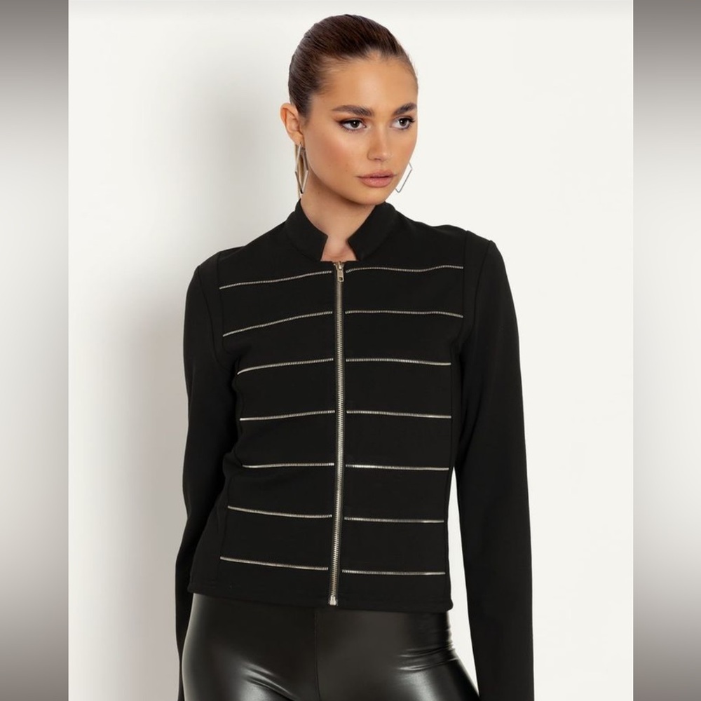 Metal Teeth Jacket, Blackmilk Size 10